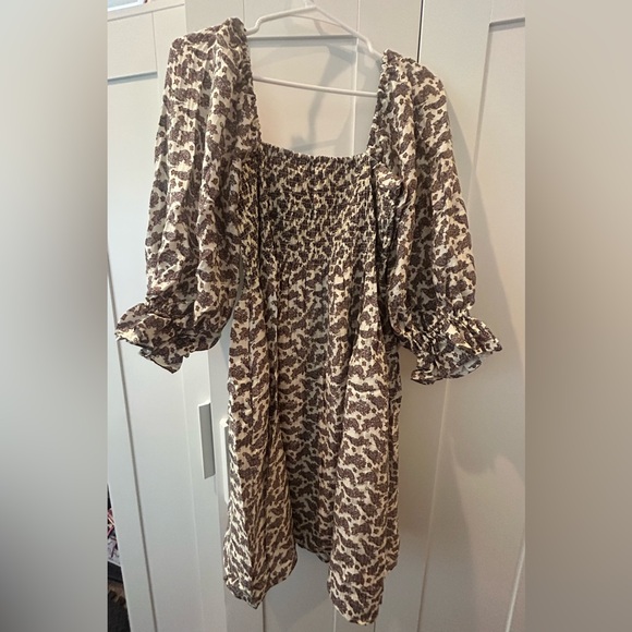 CAARA Portia Paisley Ruffle Trim Mini Dress - US Women’s Size XL - Picture 7 of 7